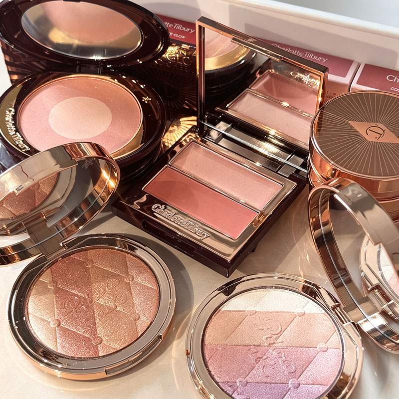 Rare Beauty Makeup Highlighter - CT Diamond Luminous Highlighter Powder Palette