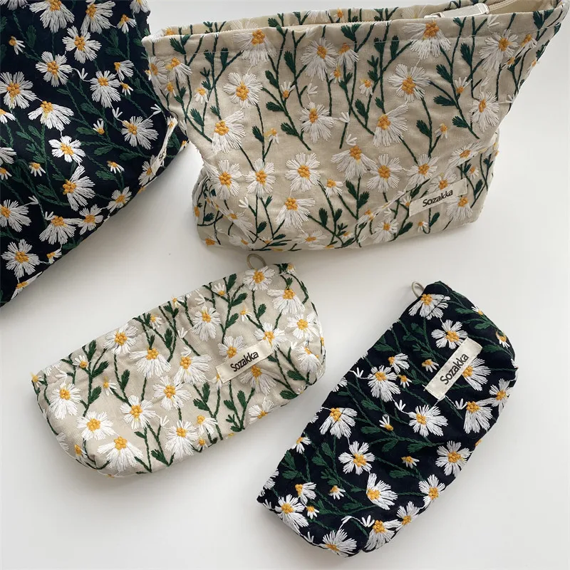 Beauty Makeup Case - Cosmetic Bag Women Floral Makeup Case