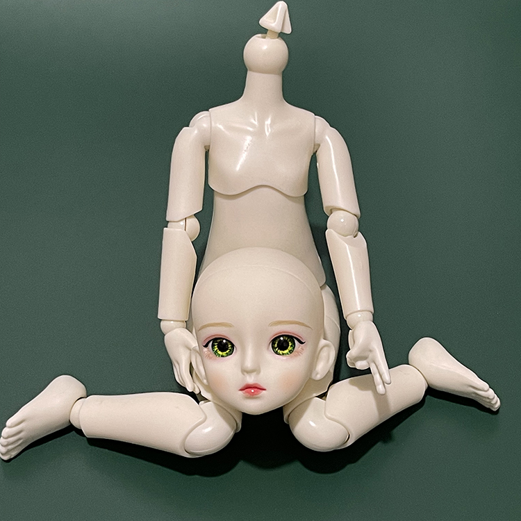 Beauty Makeup For Kids - Makeup Doll Head 30CM DOLL 1/6