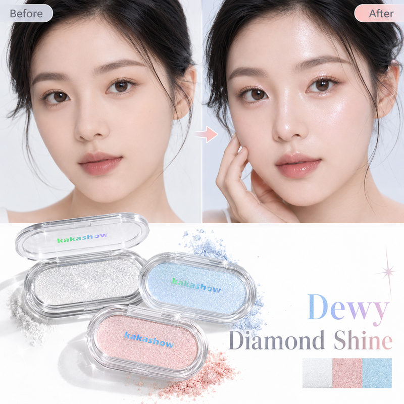 Korean Diamond Shimmer Highlig - Rare Beauty Makeup Highlighter ulasan dan harga