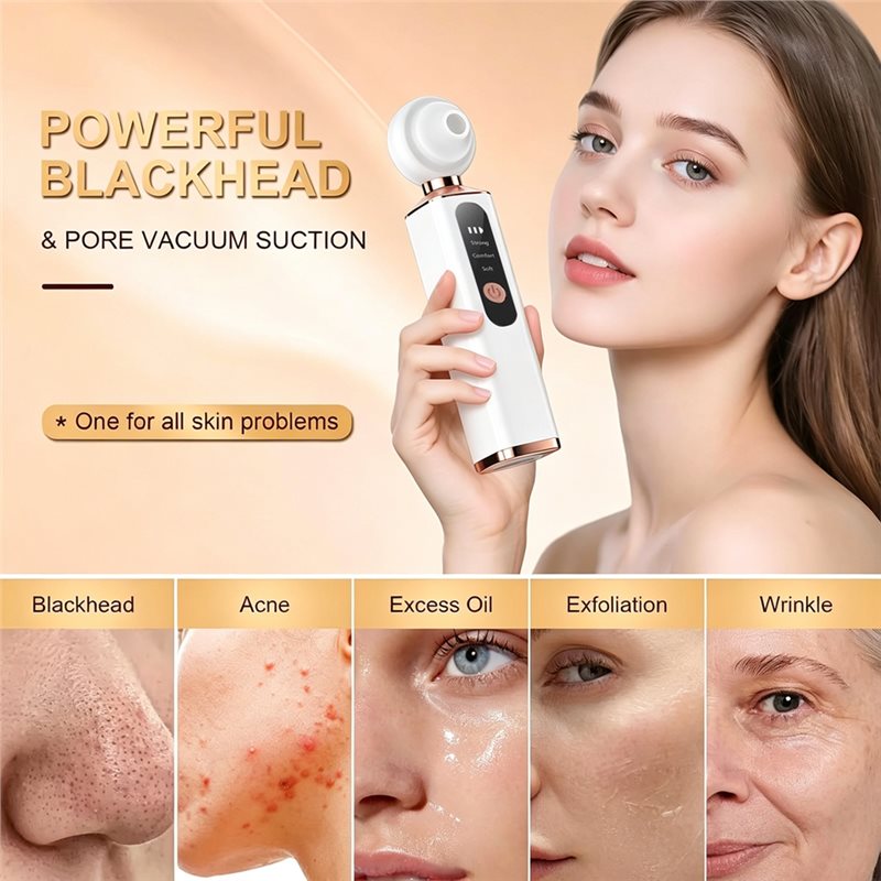 Blackhead Removal Tool With 3  - Pore Vacuum ulasan dan harga