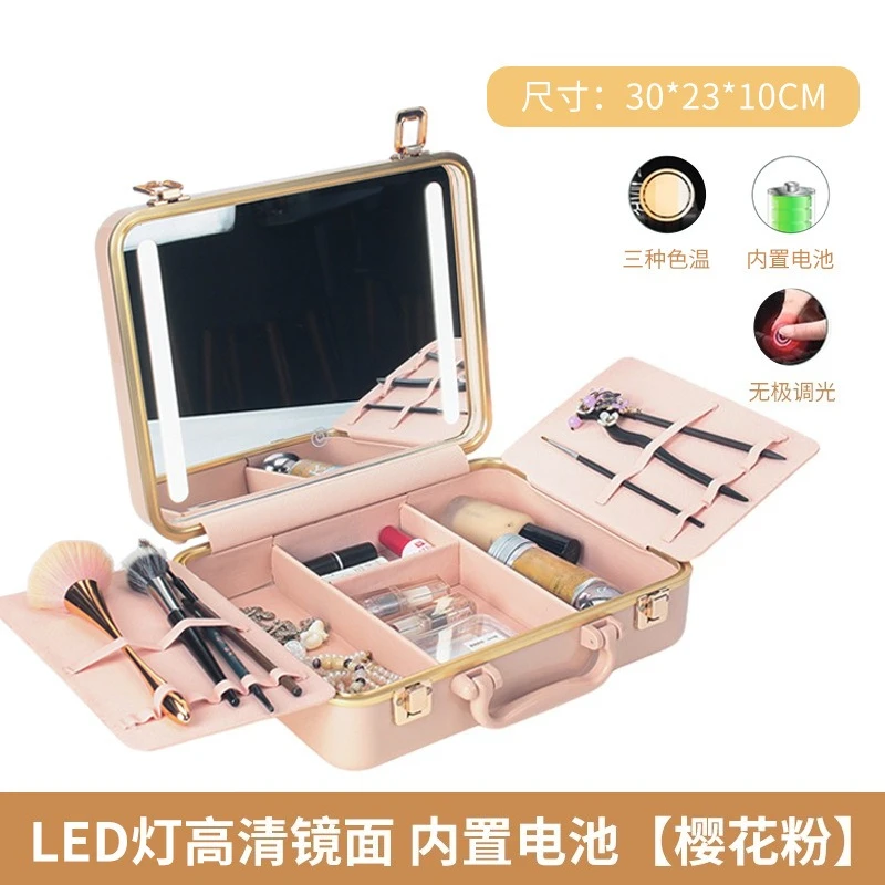 Handheld Lighted Makeup Case,  - Beauty Lab Makeup ulasan dan harga