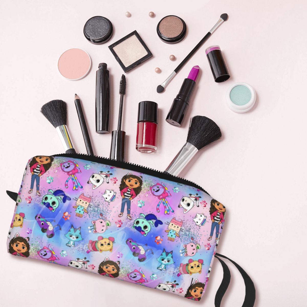 Travel Gabbys Dollhouse Patter - Beauty Makeup Kit Box ulasan dan harga