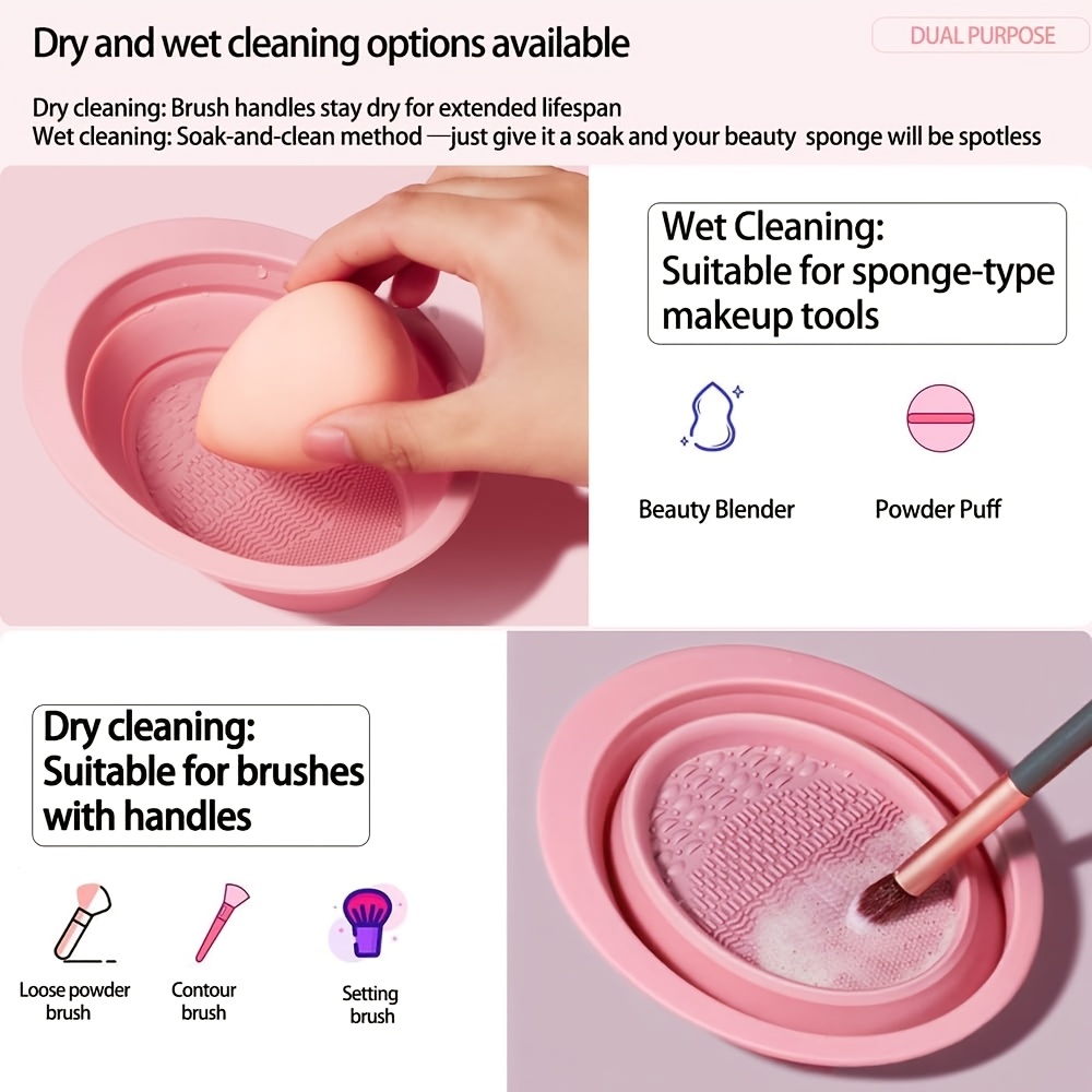 Foldable Silicone Makeup Brush - Beauty Makeup Brands ulasan dan harga