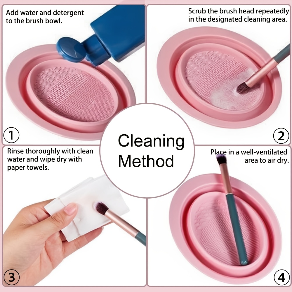 Foldable Silicone Makeup Brush - Beauty Makeup Brands ulasan dan harga