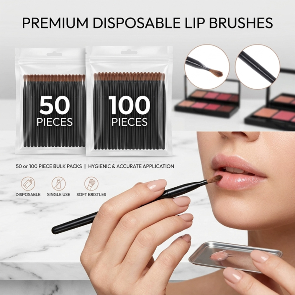 50/100pcs Disposable Lip Brush - Beauty Makeup Brands ulasan dan harga