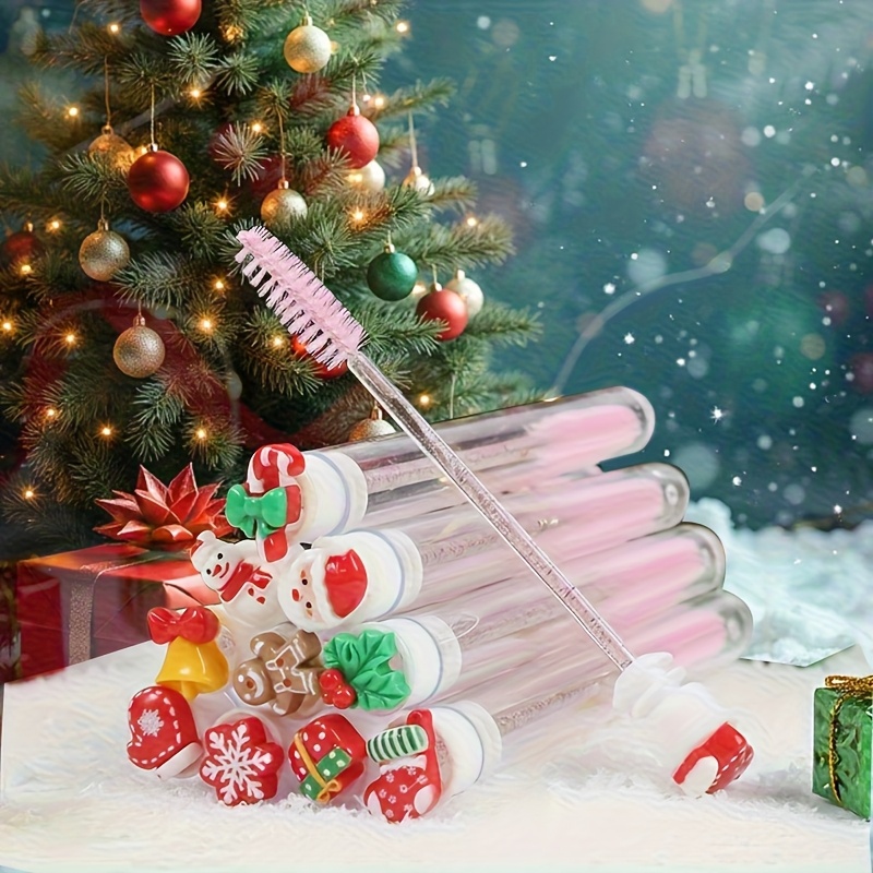 10pcs Christmas Eyelash Brushe - Beauty Makeup Design ulasan dan harga