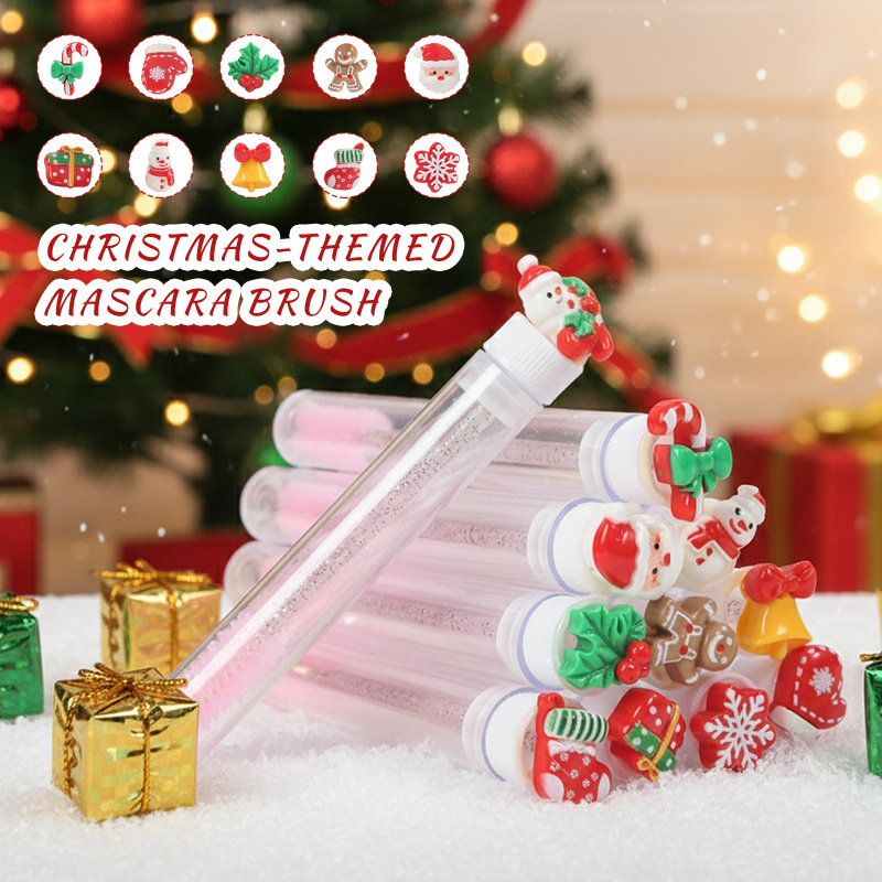 10pcs Christmas Eyelash Brushe - Beauty Makeup Design ulasan dan harga