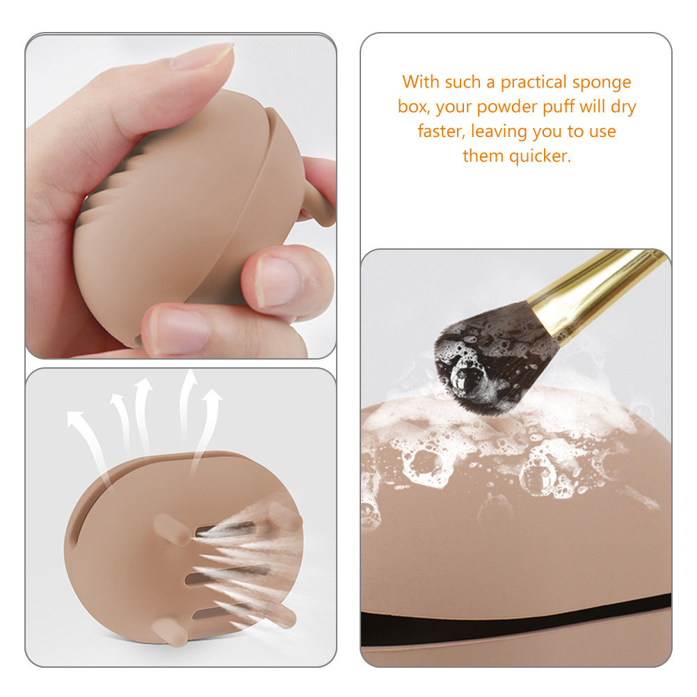 Premium Silicone Makeup Sponge - Beauty Makeup Case ulasan dan harga