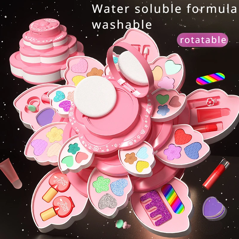 Makeup Box Rotating Opening Co - Beauty Makeup For Kids ulasan dan harga