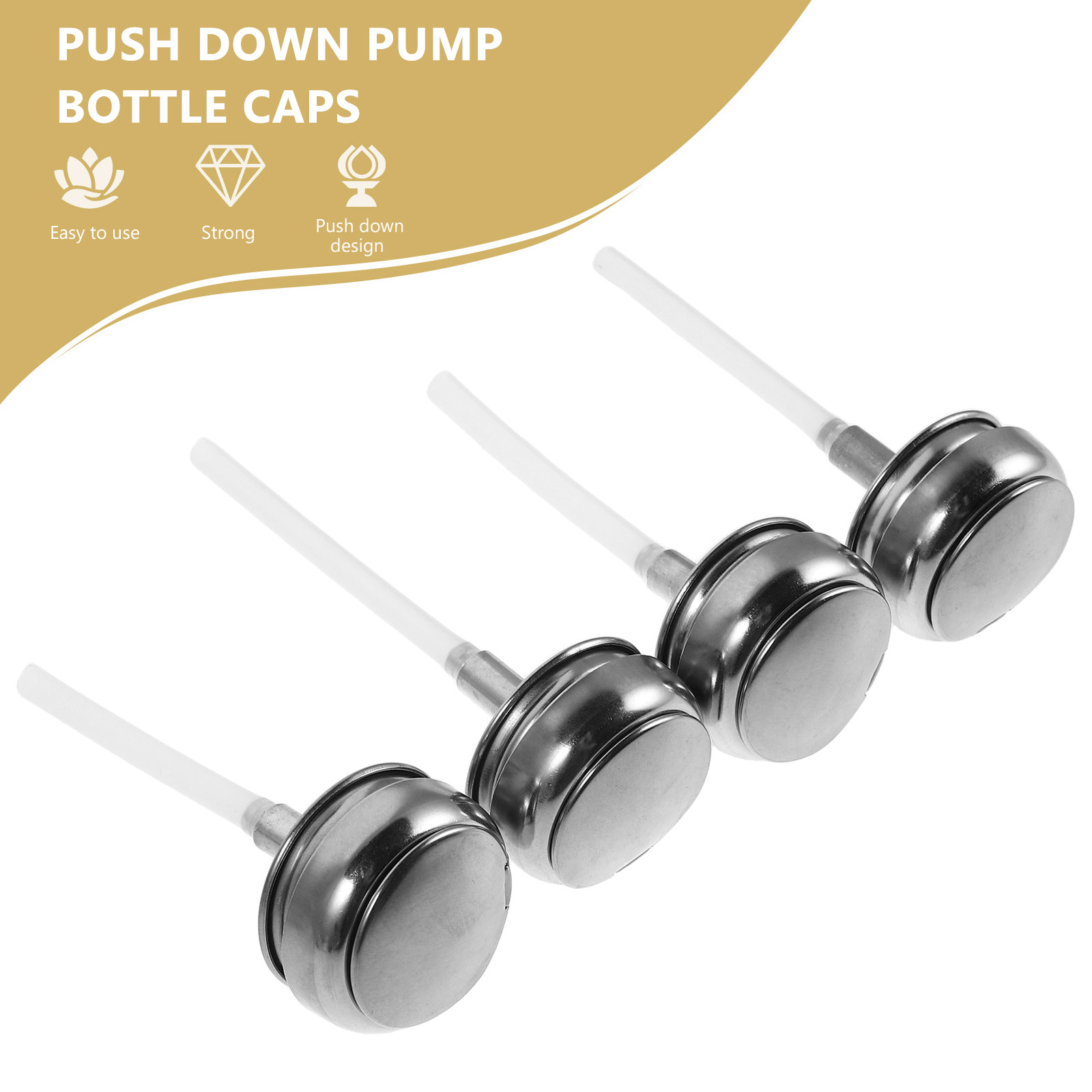 5Pcs Stainless Steel Aluminum  - Beauty Lab Makeup ulasan dan harga