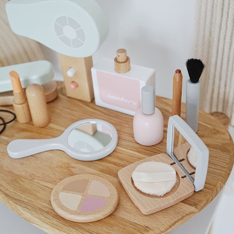 New Children Wooden Simulation - Beauty Makeup For Kids ulasan dan harga
