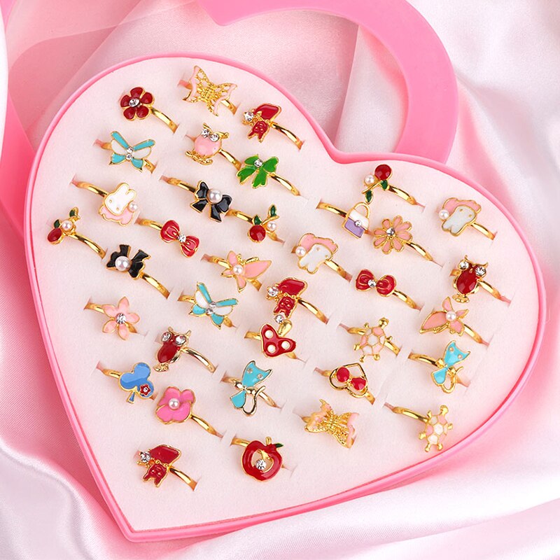 Cute Adjustable Rings for Chil - Beauty Makeup For Kids ulasan dan harga