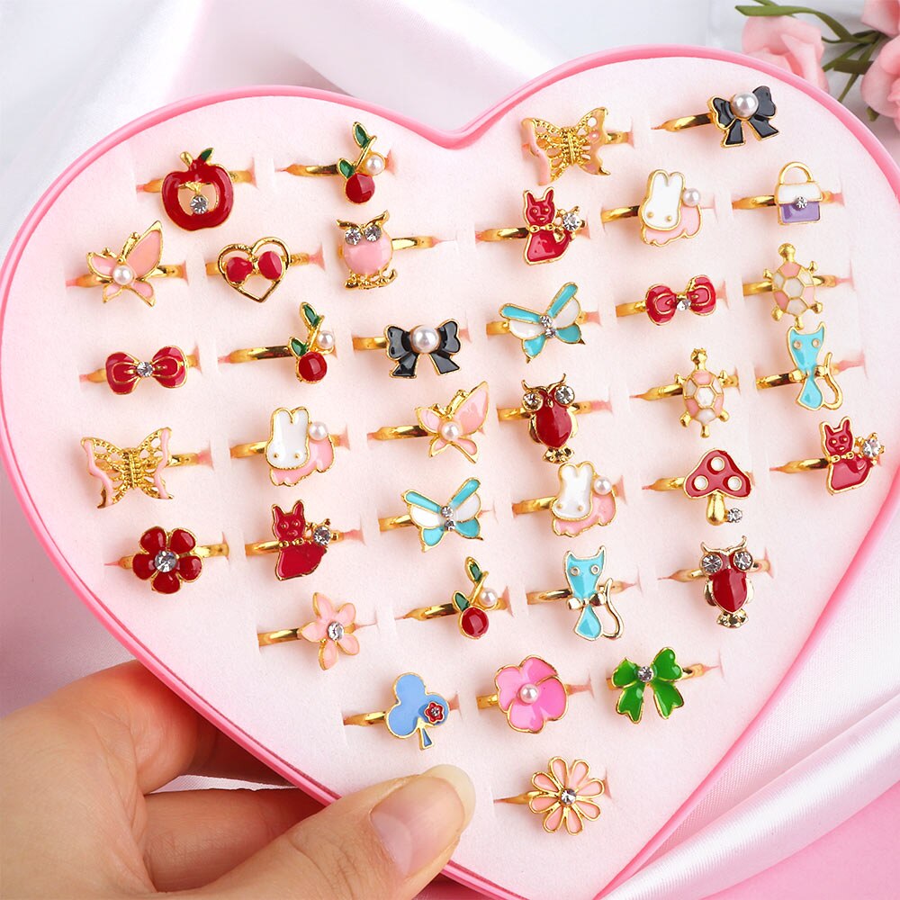 Cute Adjustable Rings for Chil - Beauty Makeup For Kids ulasan dan harga
