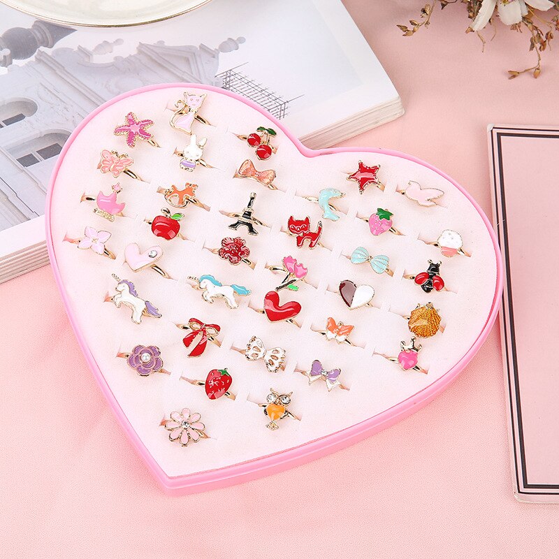 Cute Adjustable Rings for Chil - Beauty Makeup For Kids ulasan dan harga