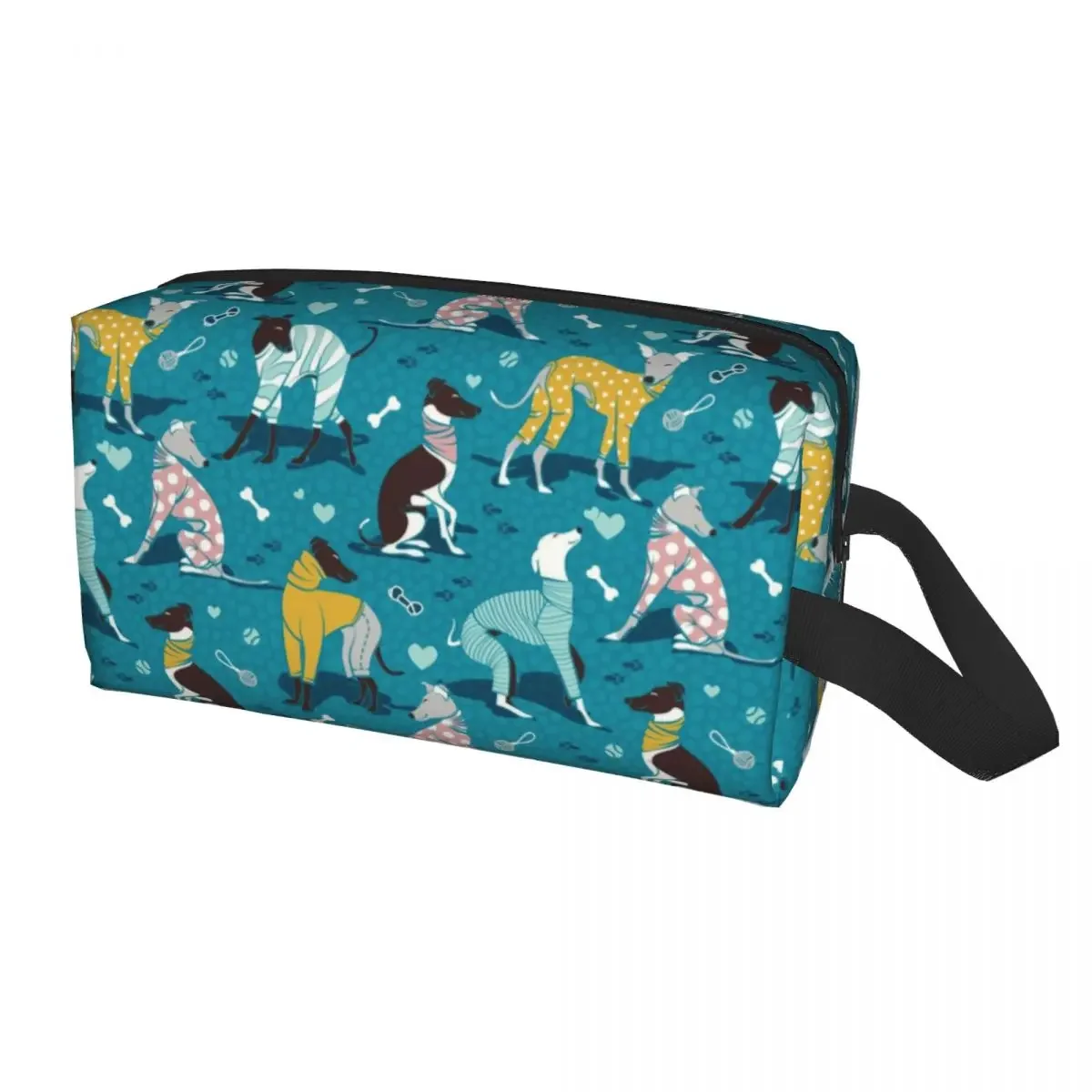 Travel Cute Greyhounds Dog Toi - Beauty Makeup Kit Box ulasan dan harga
