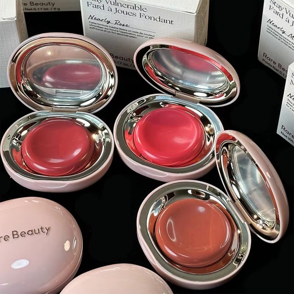 Rare Beauty Powder Blush Porta - Rare Beauty Makeup Highlighter ulasan dan harga