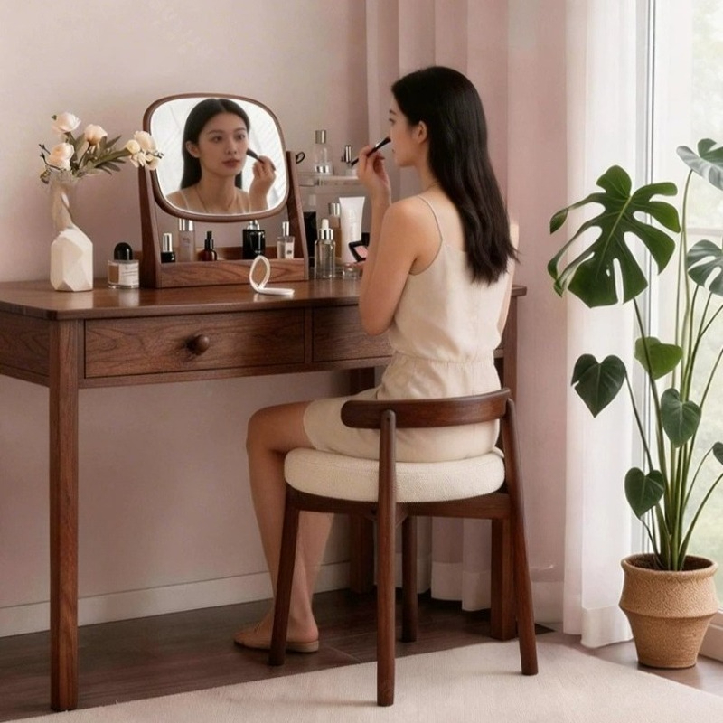 White Tall Vanity Stool Modern - Beauty Makeup For Kids ulasan dan harga