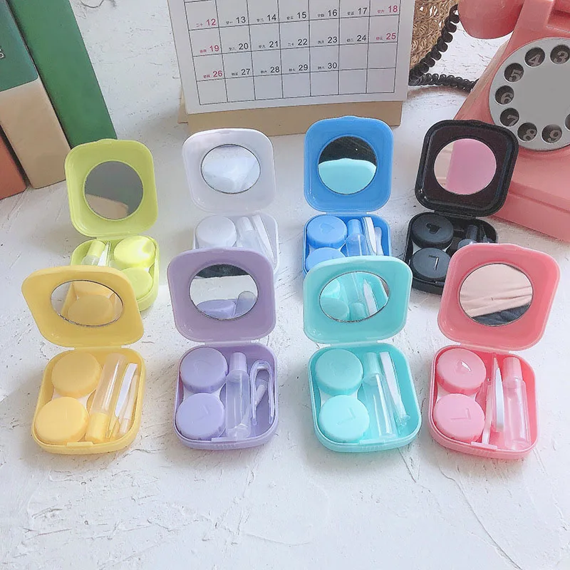 Mini Contact Lens Case Pocket  - Beauty Makeup Kit Box ulasan dan harga