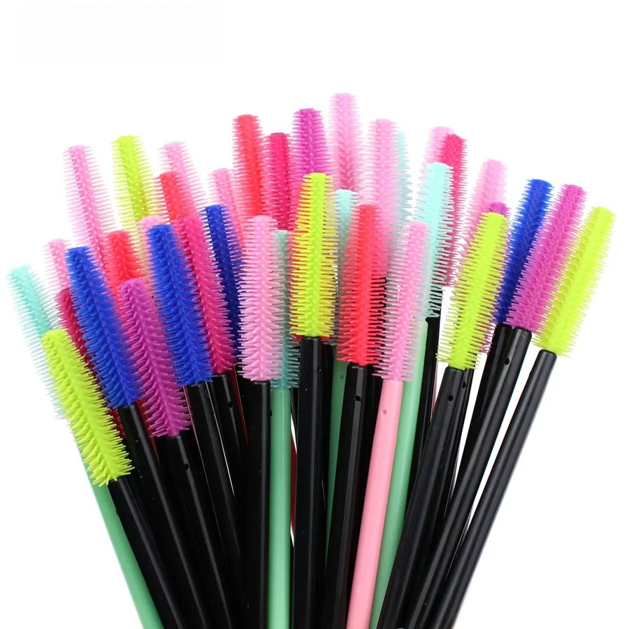 50pcs Silicone Mascara Wands A - Beauty Makeup Brands ulasan dan harga